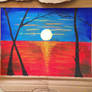 First sunset painting ive done