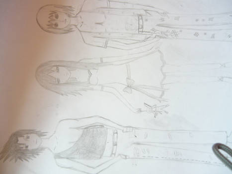 Sasuke, Karin and Suigetsu