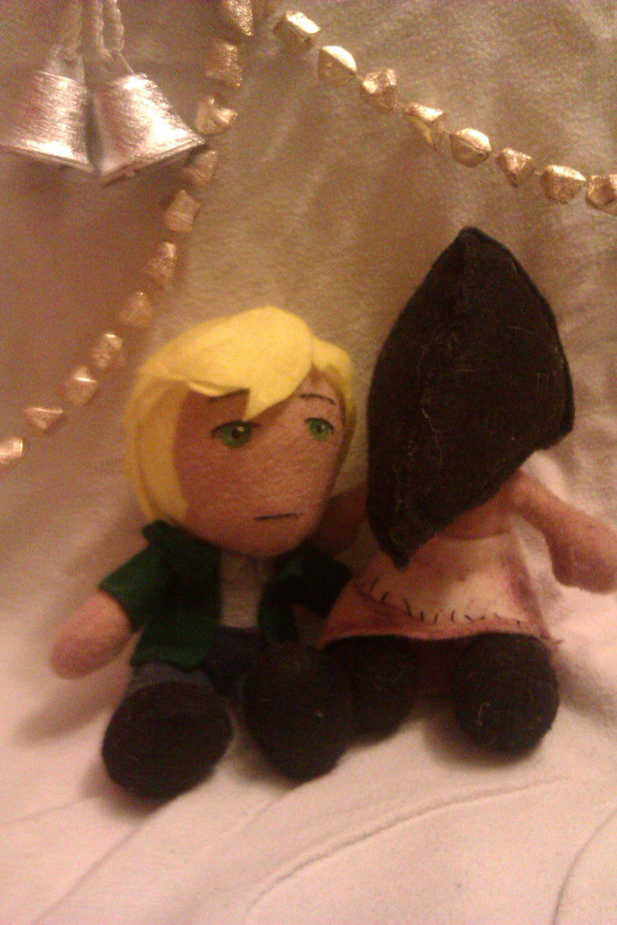 Silent Hill 2 - James and Pyramid Head plushies