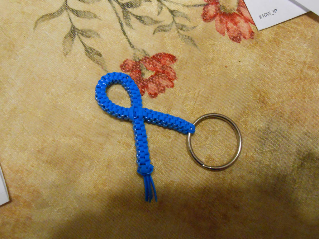 Colon Cancer Awareness Boondoggle Fish/Ribbon by iced-ninja on DeviantArt