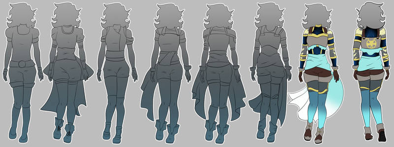 Rei's Outfit Evolution