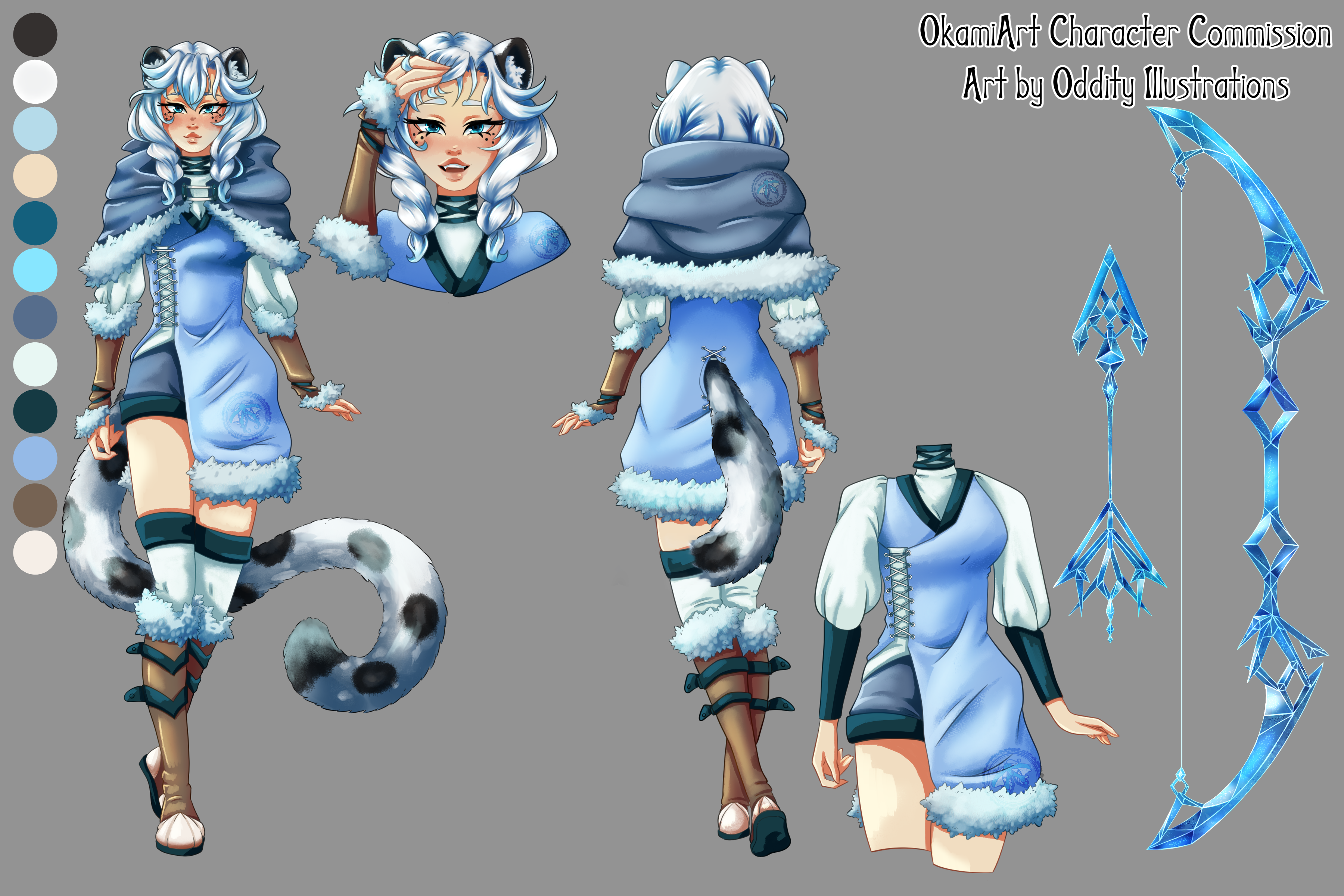 Okami Character Reference Sheet || Commission by OddityIllustrations on DeviantArt Okami Character Reference Sheet || Commission by OddityIllustrations on DeviantArt