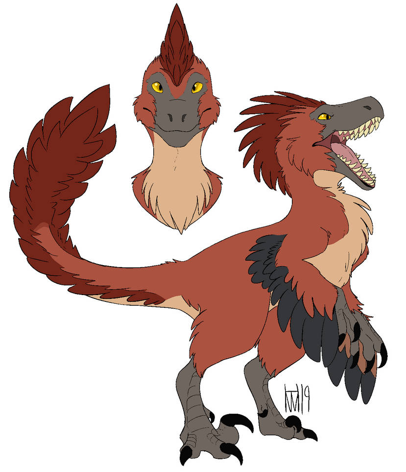 My own pyroraptor by Kitty-of-Doom524 on DeviantArt