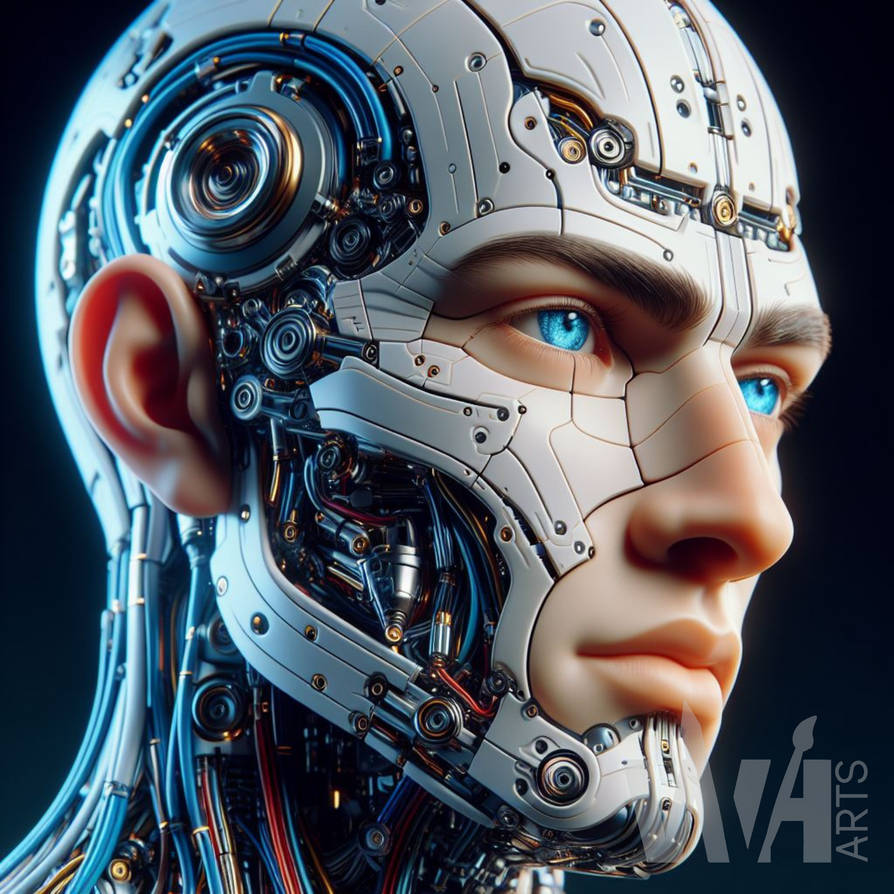 Cyborg Advertising Cyborg Portret (4) by WvHArts on DeviantArt