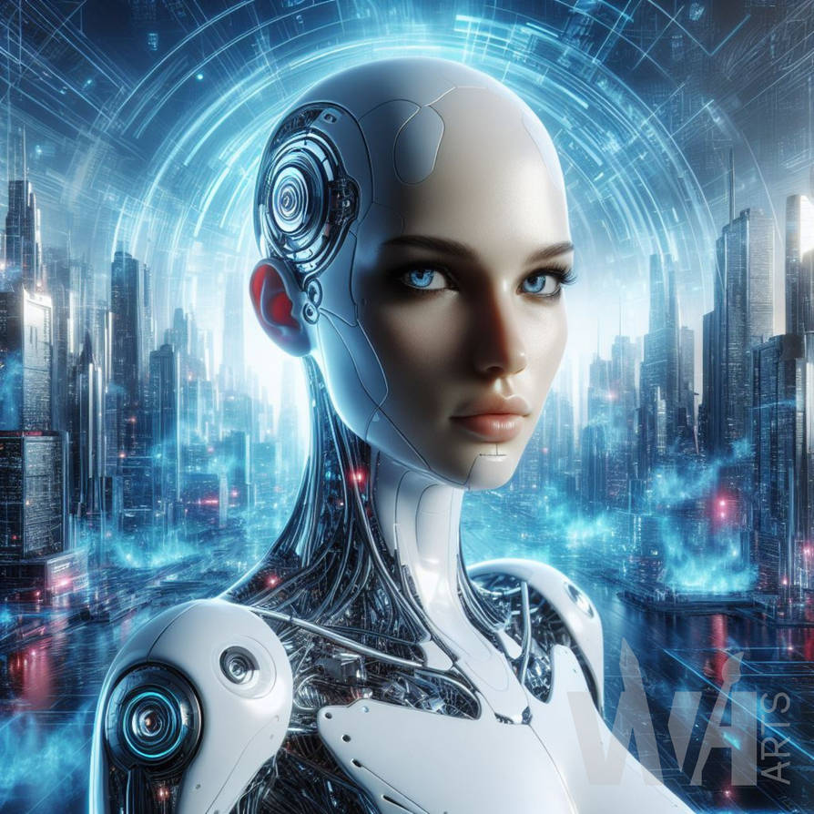 Cyborg Advertising Cyborg Portret (6) by WvHArts on DeviantArt