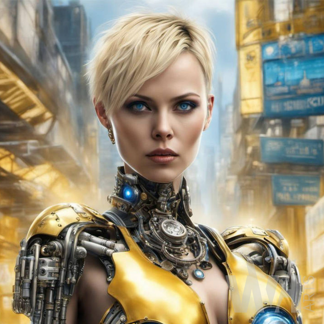 Cyborg Advertising Cyborg Portret (19) by WvHArts on DeviantArt