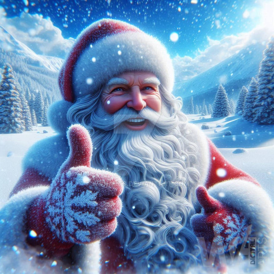 Santa by WvHArts on DeviantArt