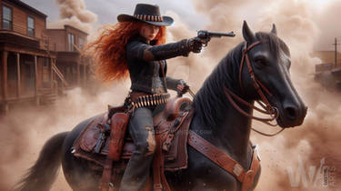 Cowgirl Merida by WvHArts on DeviantArt