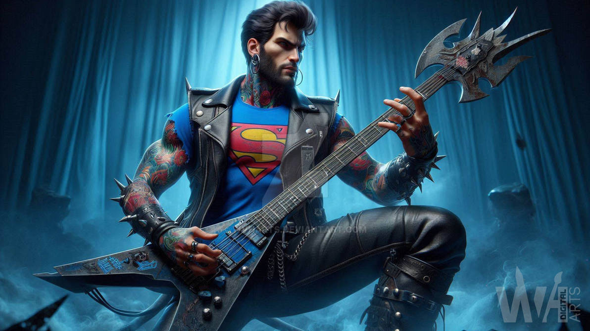 Superman Rocks by WvHArts on DeviantArt