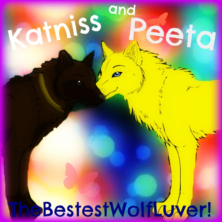 Katniss and Peeta Foreva. Wolves