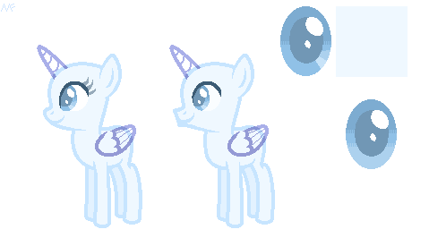 Mlp Color Guide Base 5 by mfmcares on DeviantArt