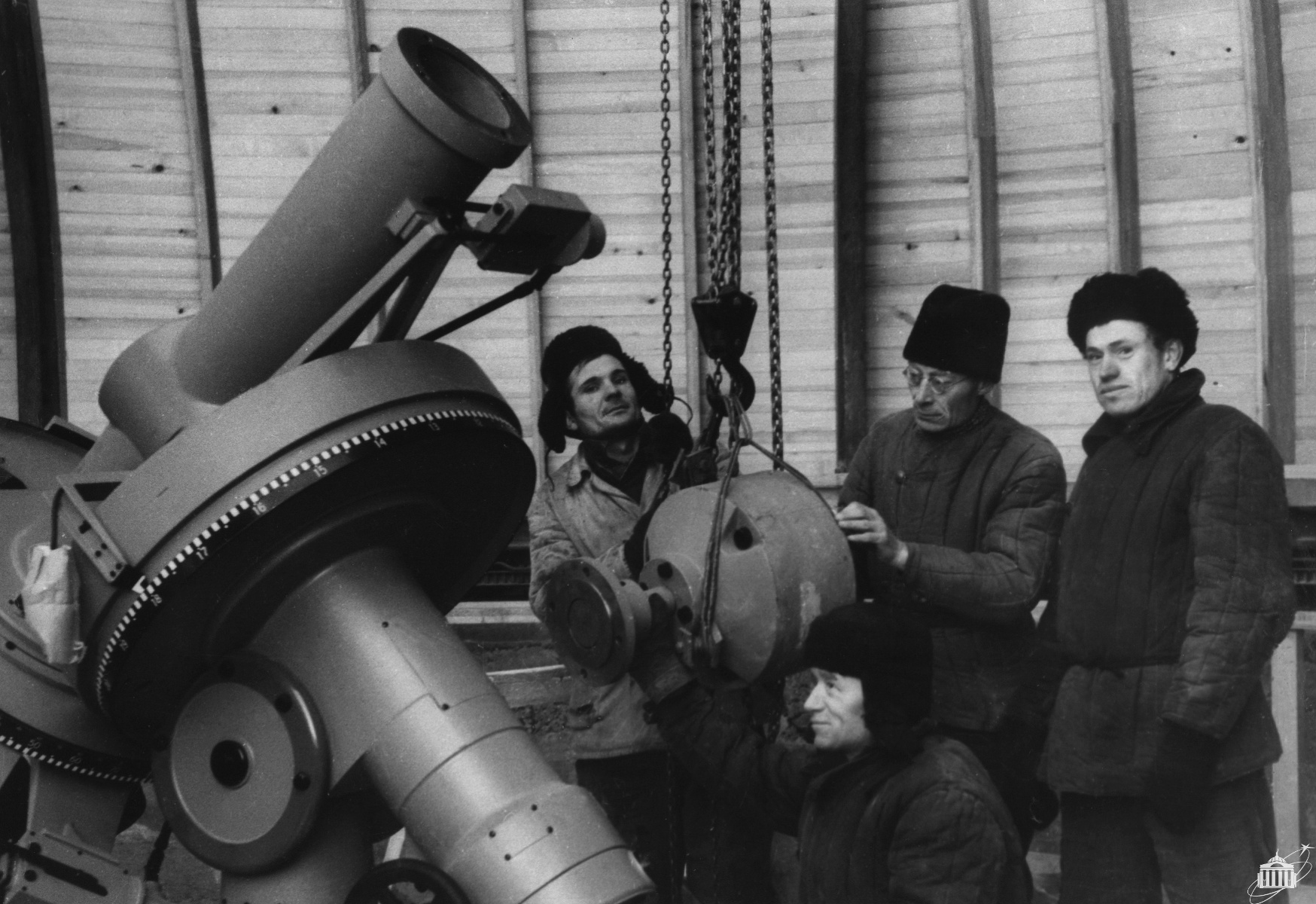 Installation of the telescope