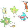 Fakemon Starter Adopts (open) by clefabell on DeviantArt