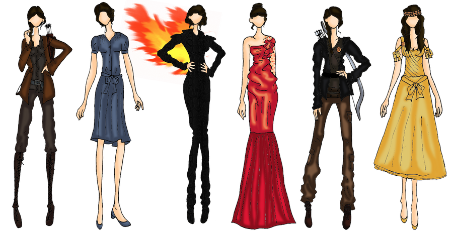 Hunger Games Katniss Outfits Movie Version by Blossom Storm on