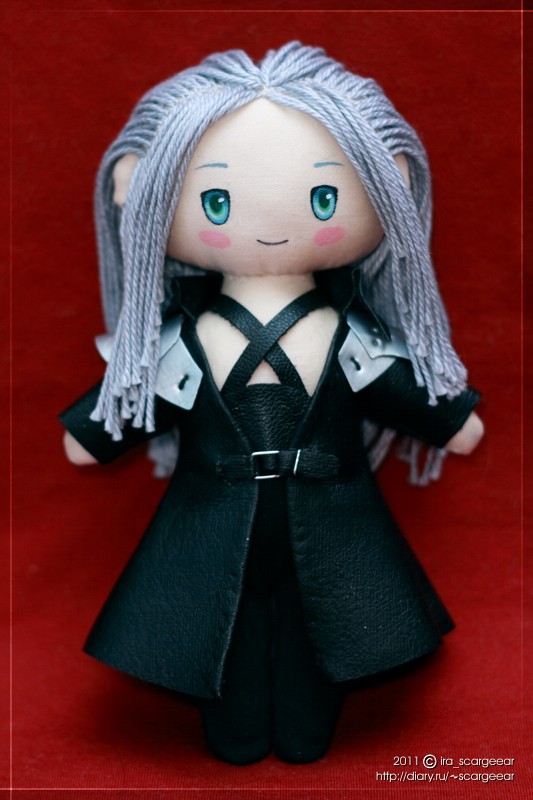 Chibi Sephiroth plushie