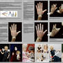 Wiring jointed hands tutorial