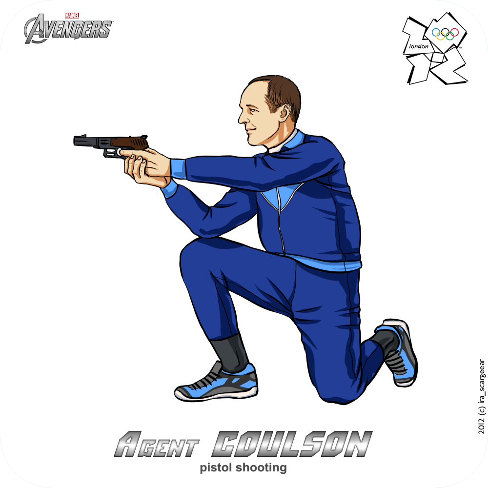 Olympics-2012: Avengers - agent Coulson