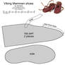SD BJD Viking Mammen shoes
