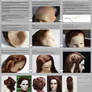 Making lace realistic wig for BJD