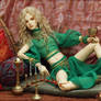 Raoul in a green harem outfit