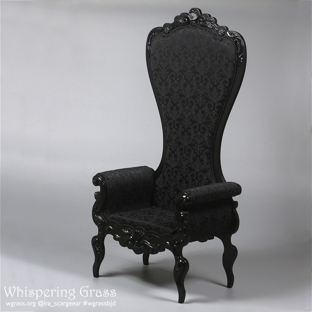 Rococo style BJD armchair