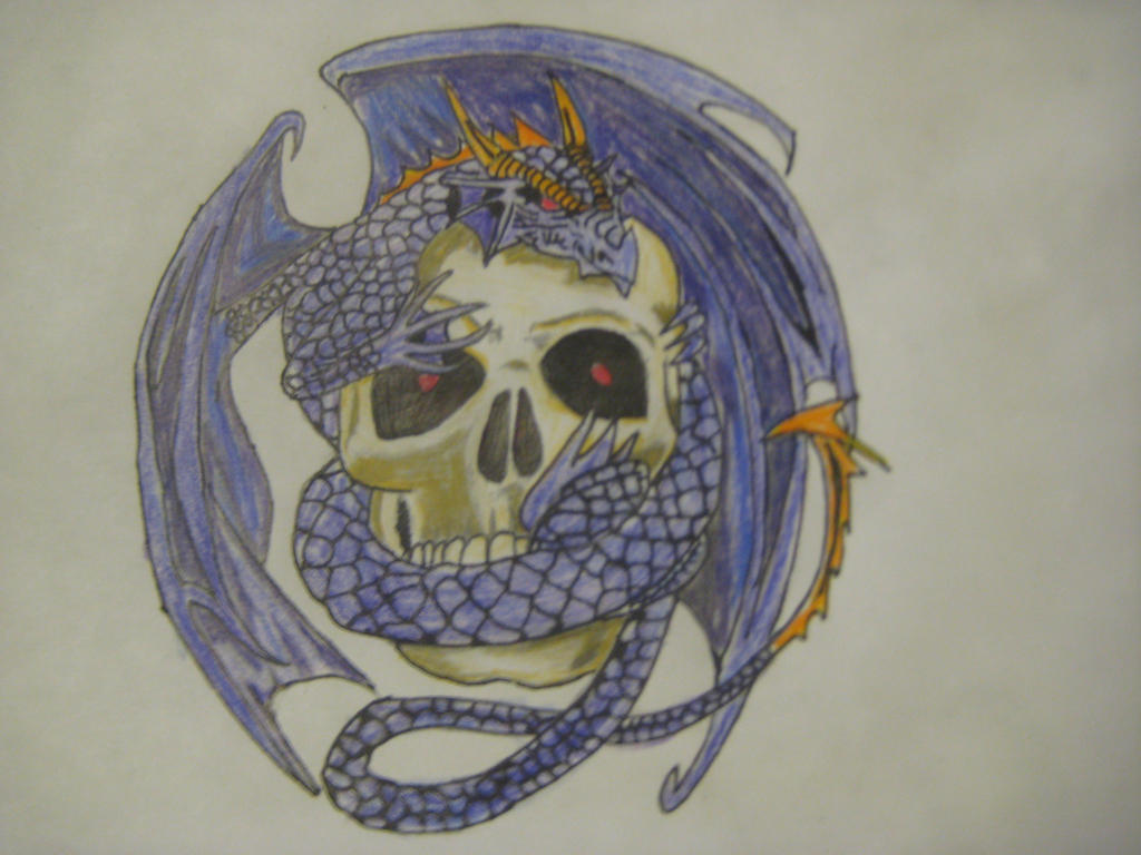 Dragon and Skull