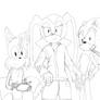 Tails, Cream y Sonic un duo? 