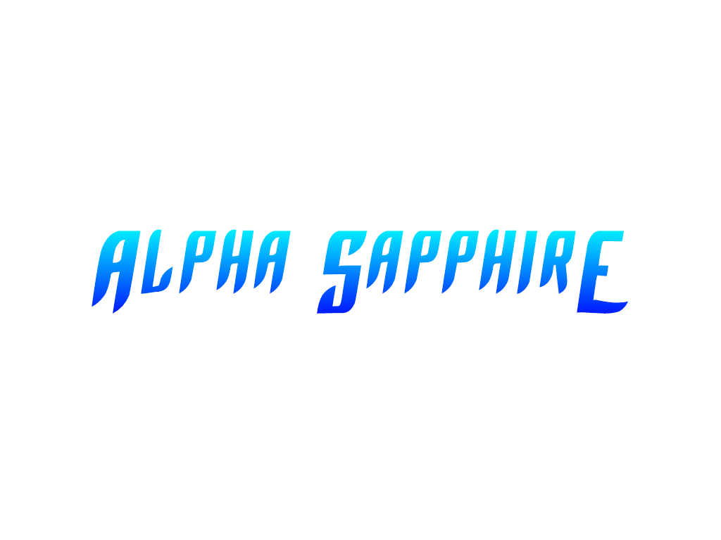 Alpha Sapphire Custom Logo by PhoenixOfLight92 on DeviantArt