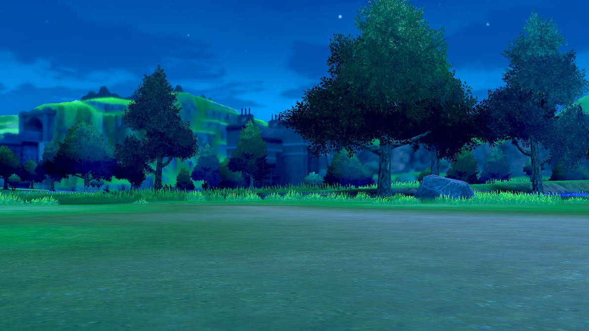 Pokemon SwSh - Wild Area (Night) by PhoenixOfLight92 on DeviantArt