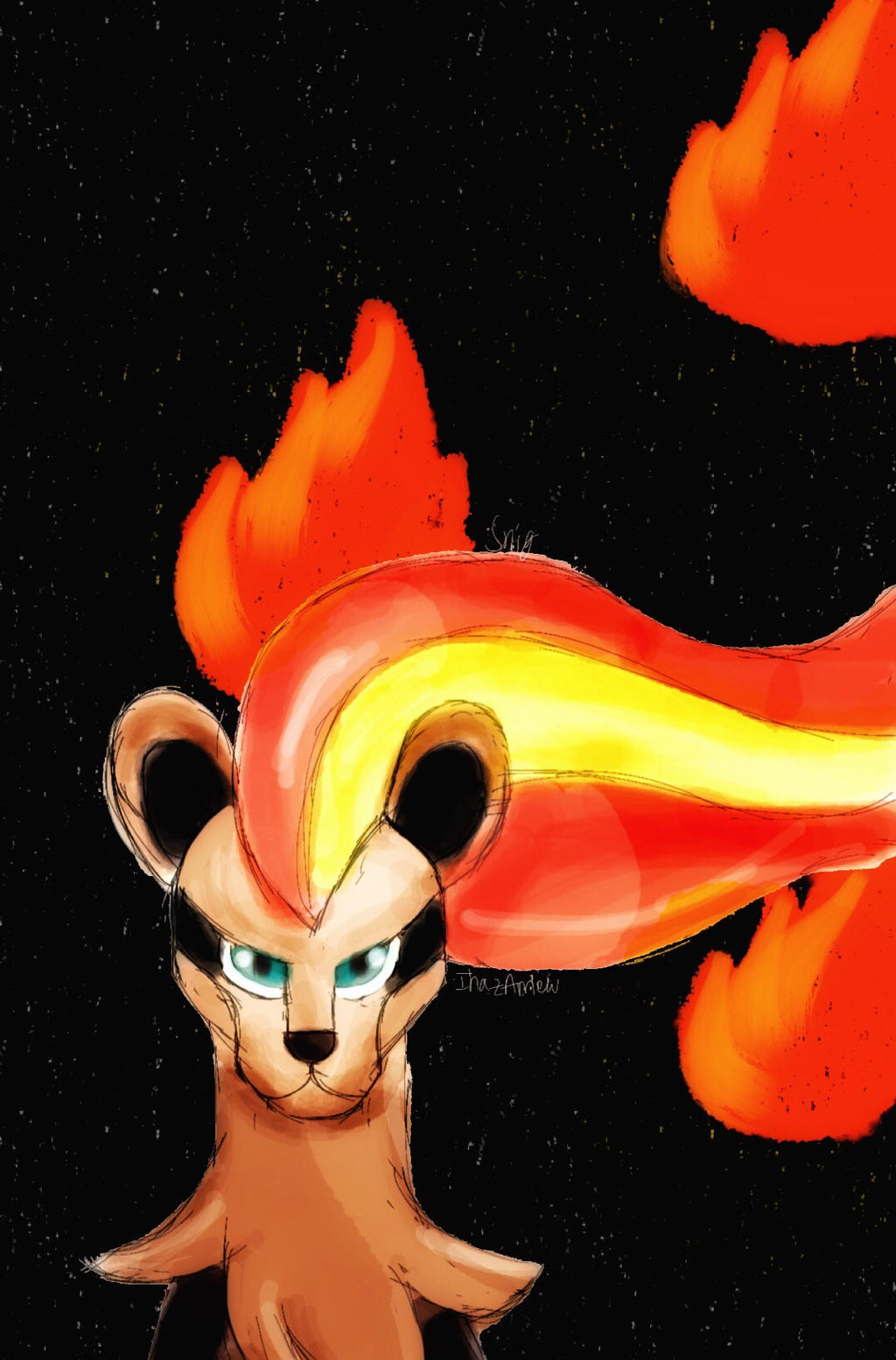 Pyroar (female) by snilett on DeviantArt