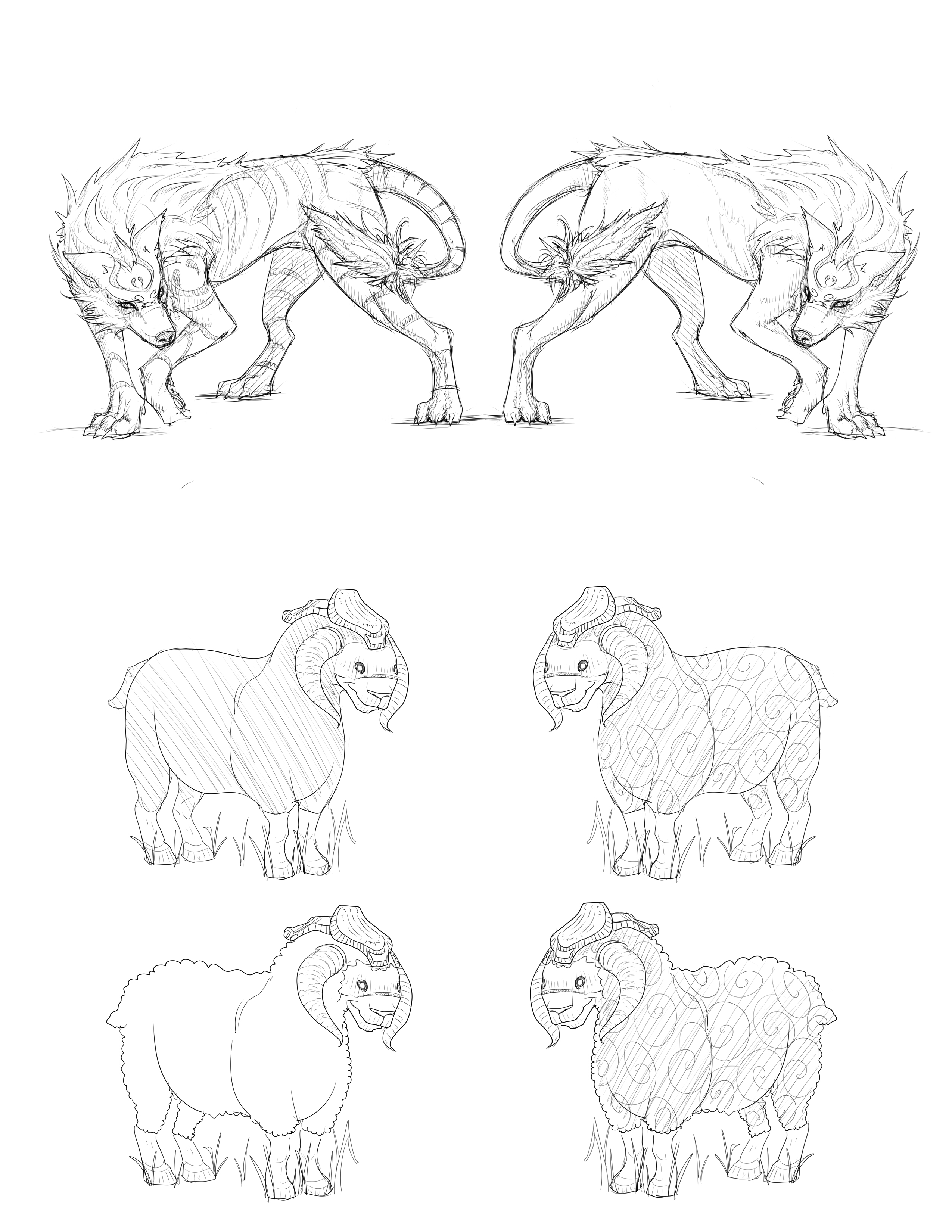 Wolf and Sheep variations 01