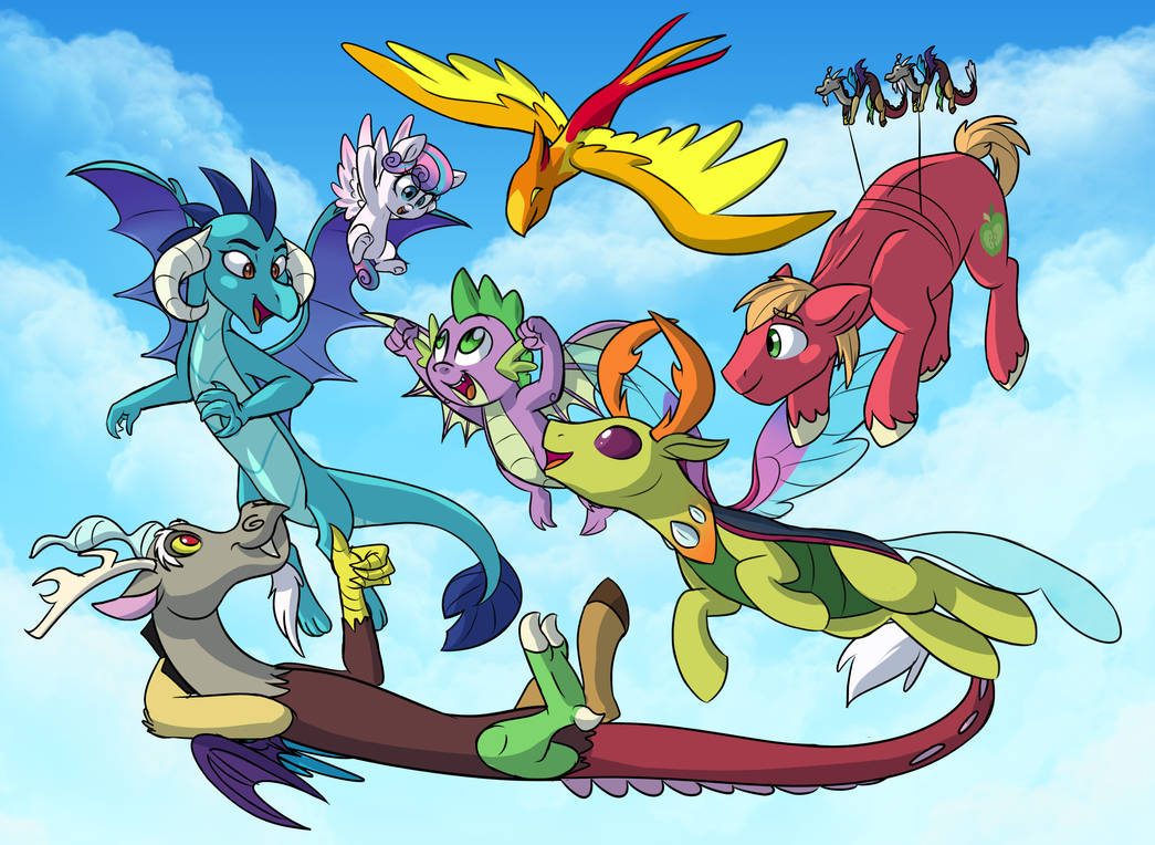 Fly Friends Flying With Friends by Doodle-Mark on DeviantArt