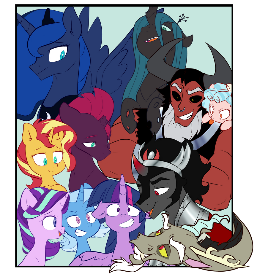 Twilights Harem By Doodle Mark On DeviantArt