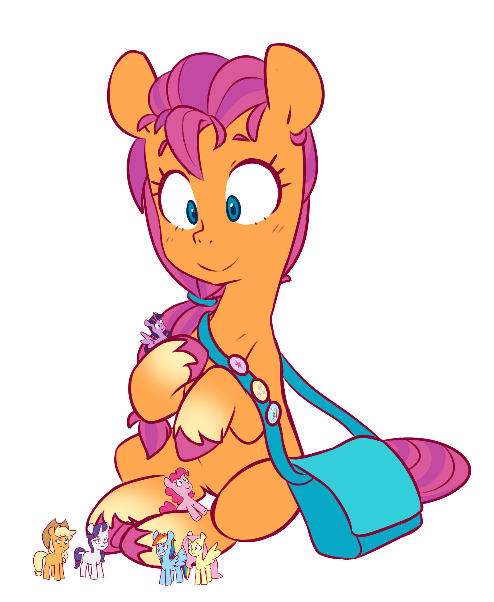 spoiler__sunny_and_the_mane_6_by_doodle_mark_deew4st-fullview.jpg