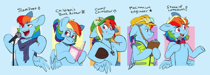 Rainbow Dash Personality Swaps