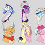 Mane 6 Dragons