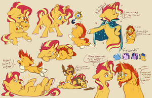 Sunburts and Sunset Sibling Doodles