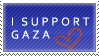 I Support Gaza Stamp