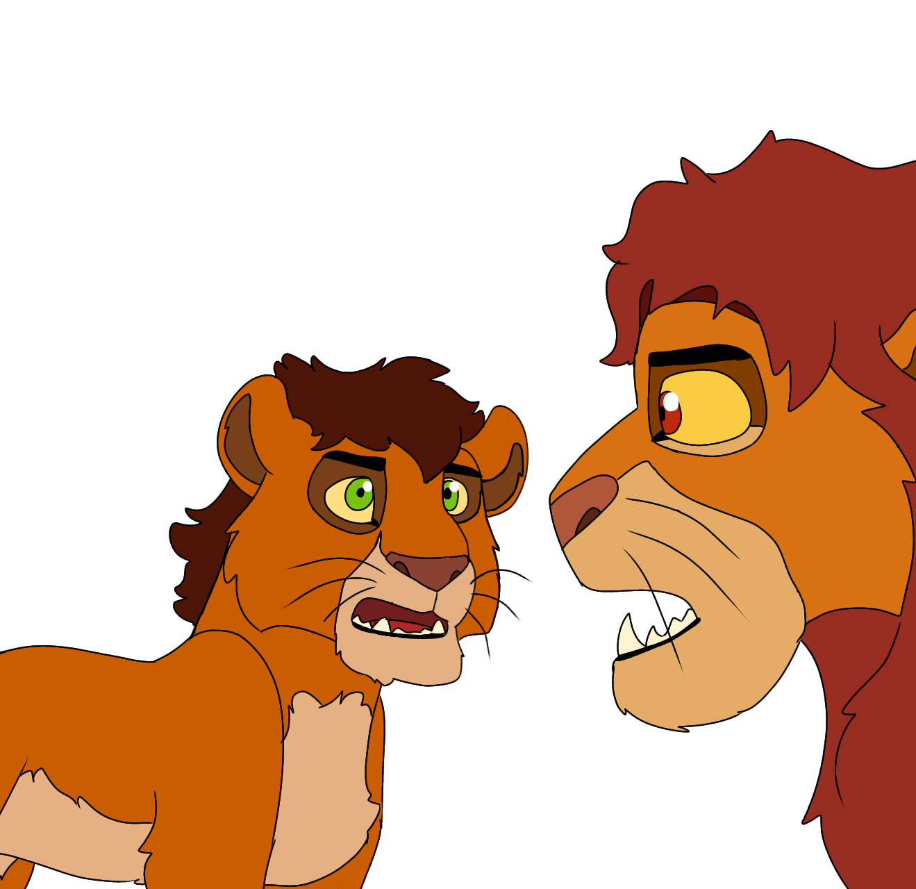 Oop, they're arguing by ShadowNightwing1 on DeviantArt
