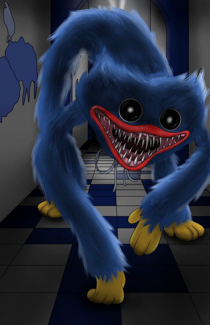 It's Playtime (Huggy Wuggy) by PercyMakesArt on DeviantArt