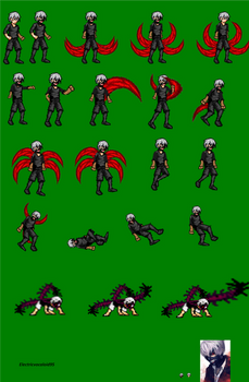 Tokyo Ghoul  Ken Kaneki sprites