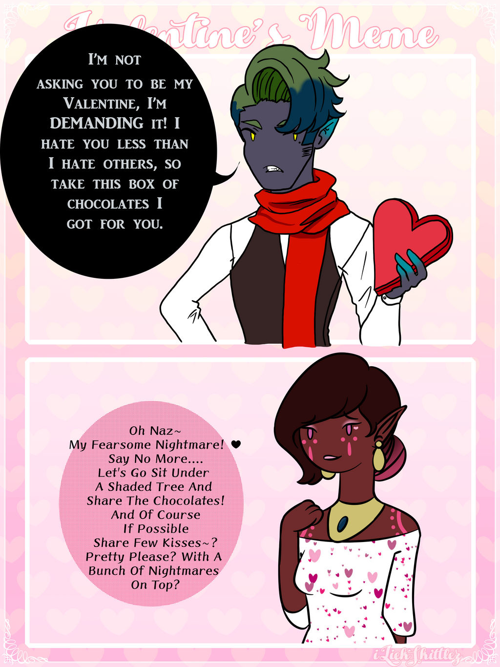 Valentine's Day Meme: Igria's Response by AshleyLeDork