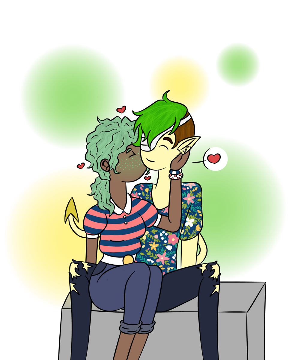 Chocolate Bananas: Kiss Kiss, Fall in love. by AshleyLeDork