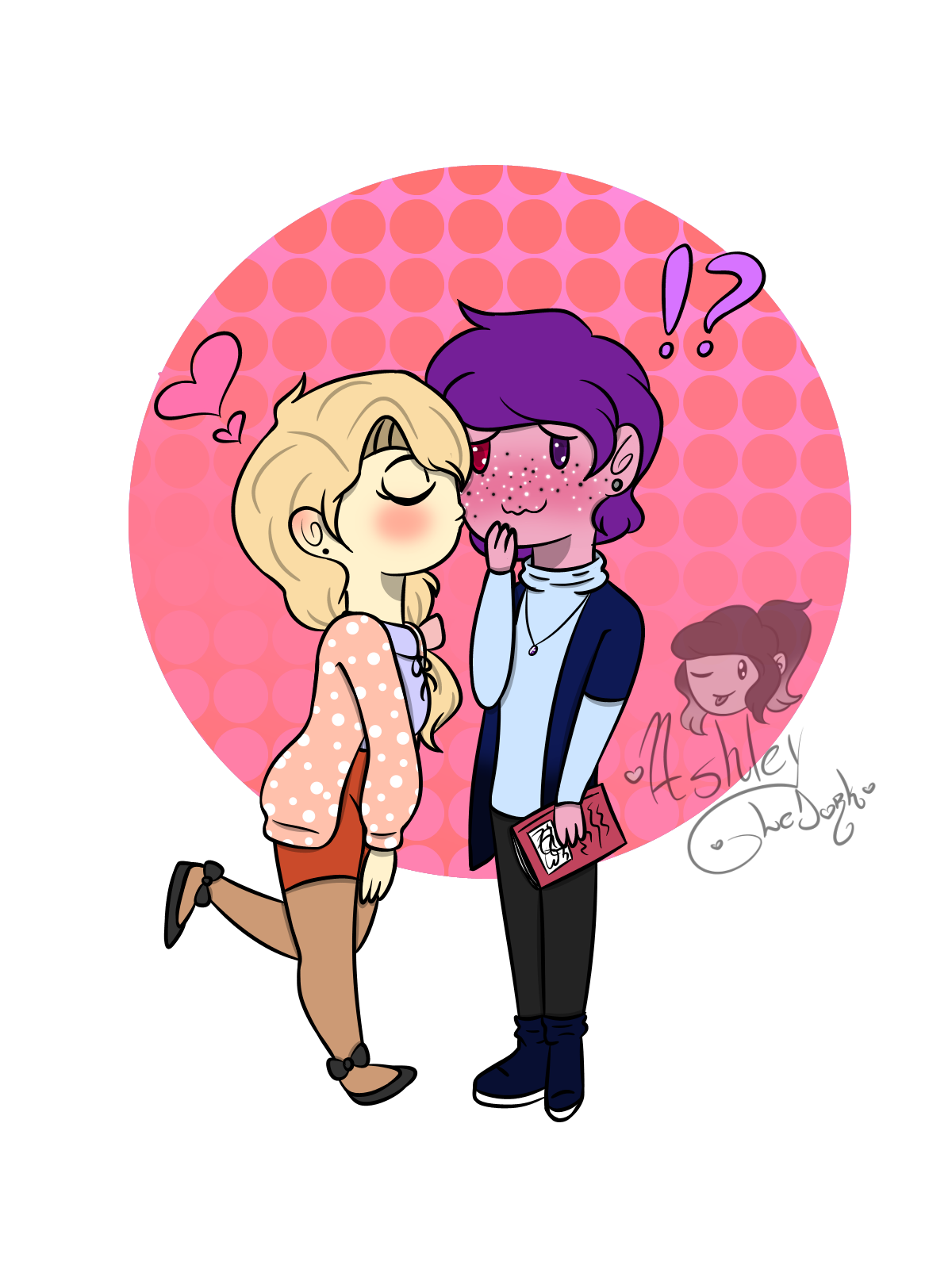 Smooches For The Shy Boi by AshleyLeDork