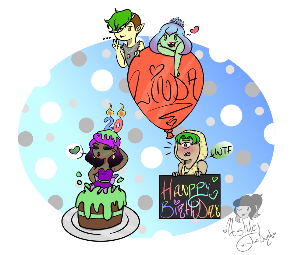 Hanppy Birthday Binch! by AshleyLeDork