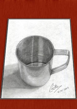 An Old Metallic Mug