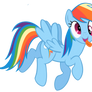 Crazy Rainbow Dash