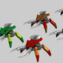 Micro-Bionicle -- Visorak standard six types