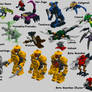 Micro-Bionicle -- Rahi Batch 1 Collection