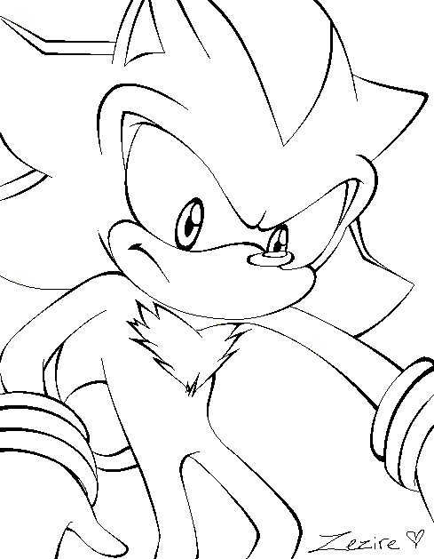 Shadow - sonic x - outline by shadow2rulez on DeviantArt